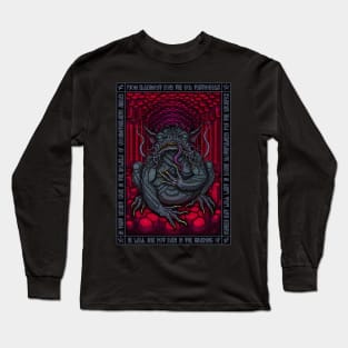 Tsathoggua Icon - Azhmodai 22 Long Sleeve T-Shirt